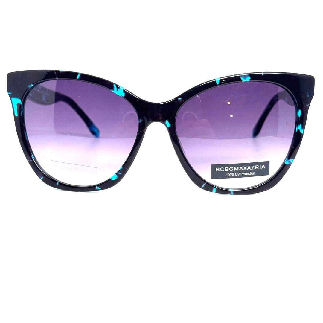 BCBGMAXAZRIA Sunglasses Flawless BLACK MULTI Purple Lenses  display picture 2