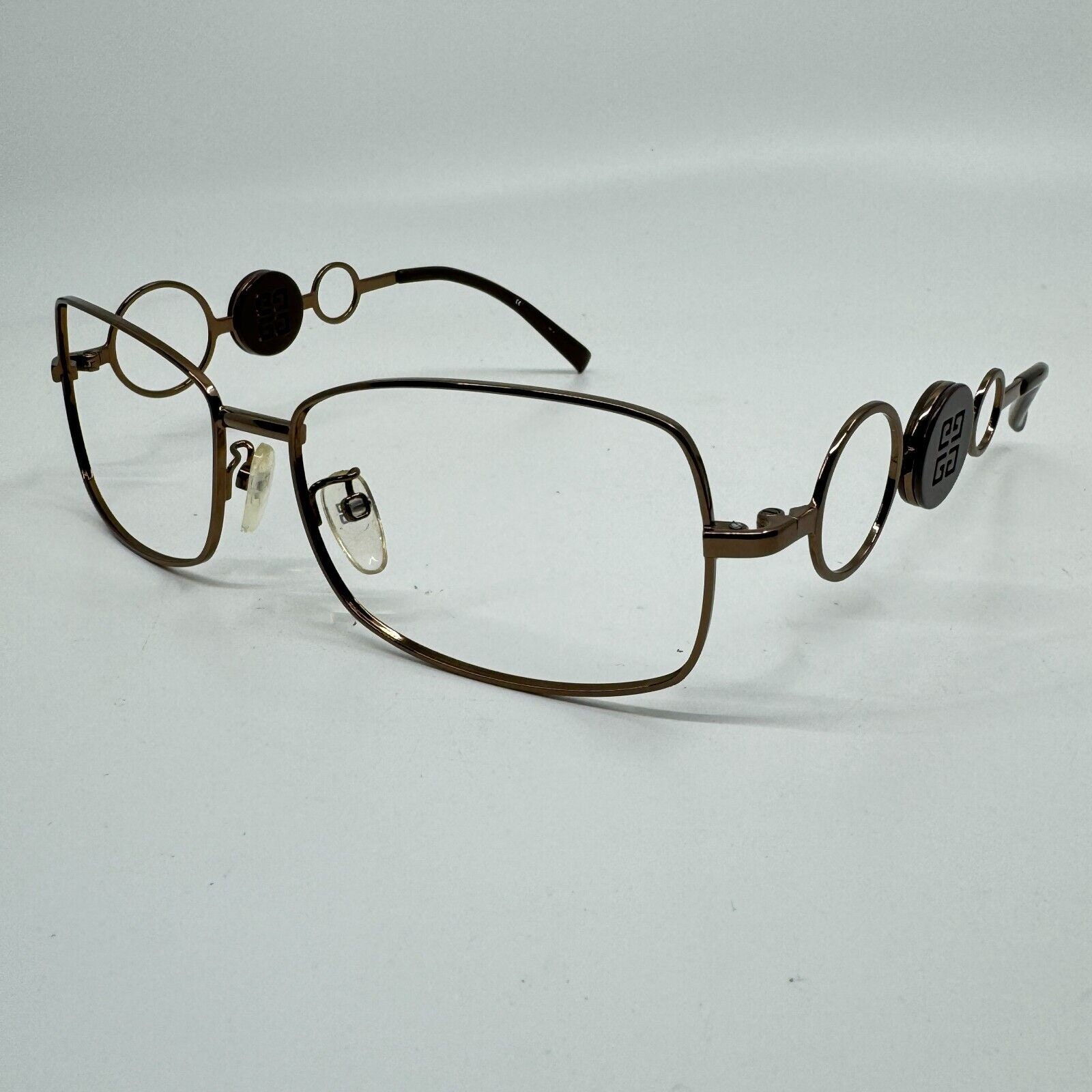 Givenchy SGV 210 Sunglasses Frames Only Gold Silver Col.r80  display picture 1