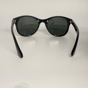 Ray-Ban RB4203 601 Black Round Sunglasses Green Classic G-15 Lenses 51mm Italy image 3