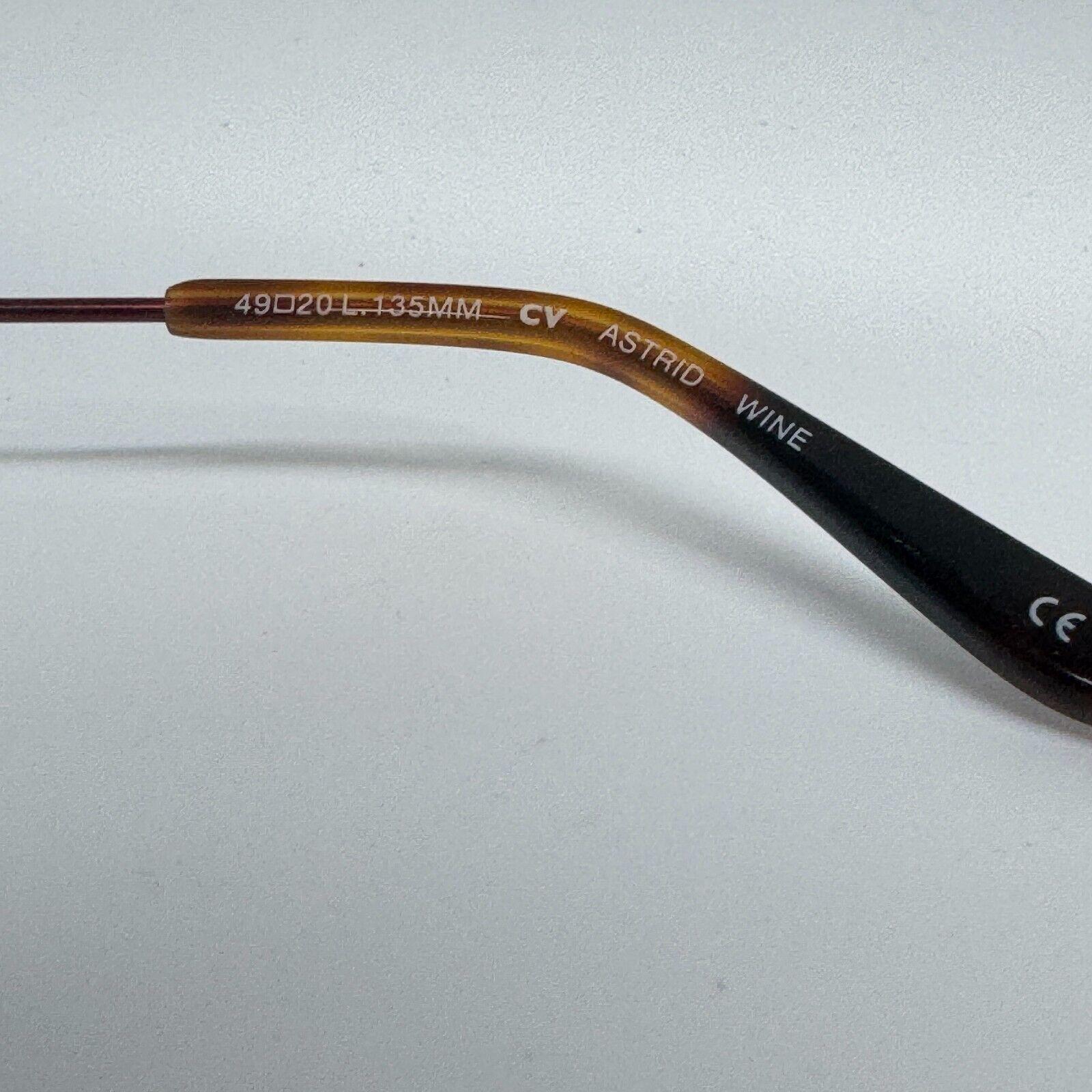 Bcbgmaxazria Astrid Wine Eyeglasses Frame 49-20-135mm H13538  display picture 3