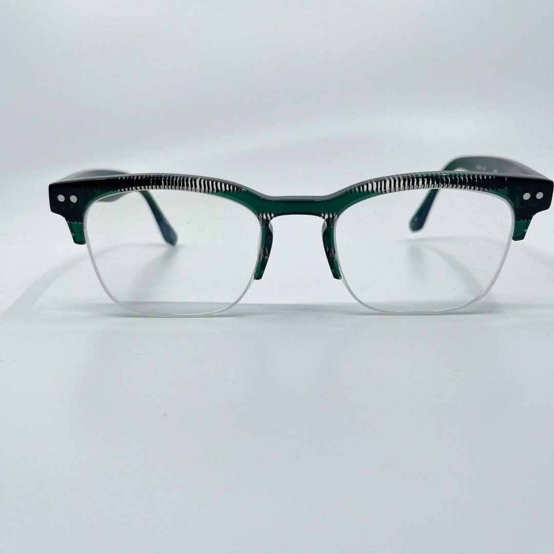 Voir les lunettes Monture de lunettes verte transparente, monture ...
