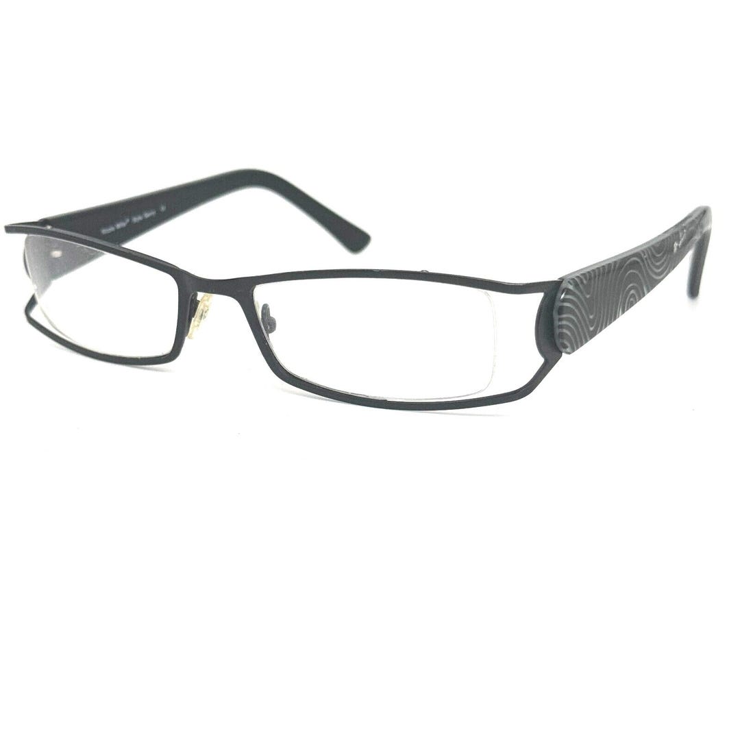 Nicole Miller Synthes-Eyes Black Glasses
Size: 54-15-135 mm Nicole Miller Synthes-Eyes Black Eyeglass Rx-Able Frame | eBay main image 4