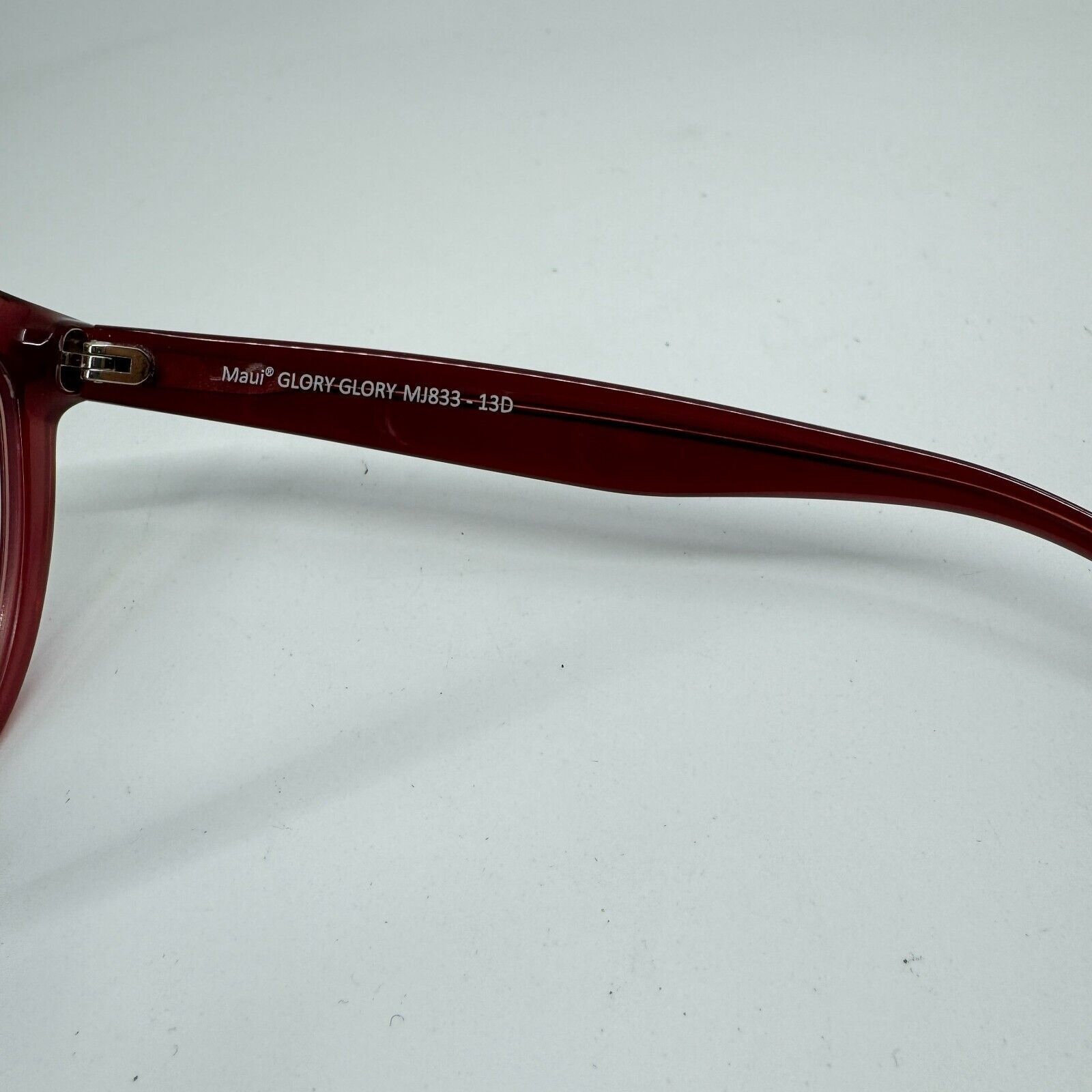 Maui Jim MJ833-13D Glory Glory STG-SG Sunglasses Red Cat Eye  display picture 2