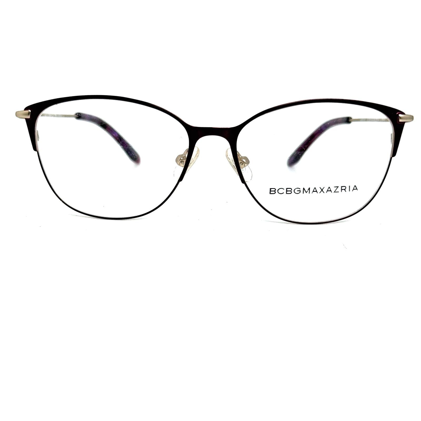 BCBGMAXAZRIA Freya Eggplant Eyeglasses Frame 54-15-135mm 