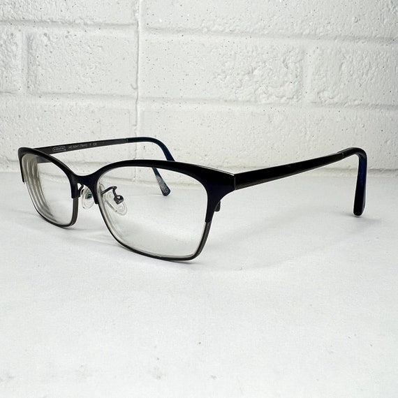 Coach Eyeglasses Hc 5041 Terri 9142 Satin Navy Satin Gunmetal Etsy Australia
