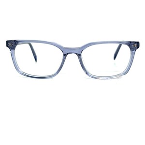 Warby Parker Weathers M 318 Eyeglasses Blue Rectangular Frames 52-16-145 H18600