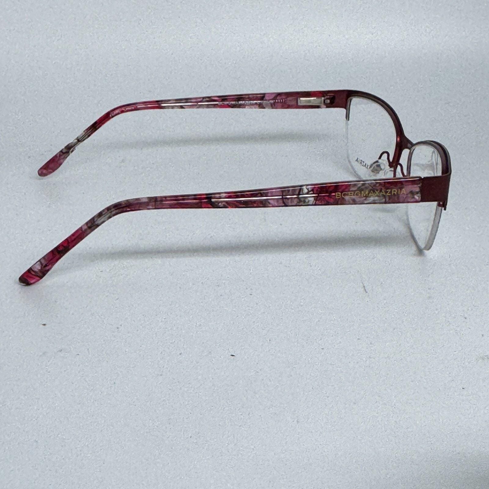 BCBGMaxazria‎ Kana Wine Eyeglasses Frames Womens Pink red 53 17 135 H17578 Bcbgmaxazria Kana Wine Eyeglasses Frames Womens Pink Red 53  main image 2