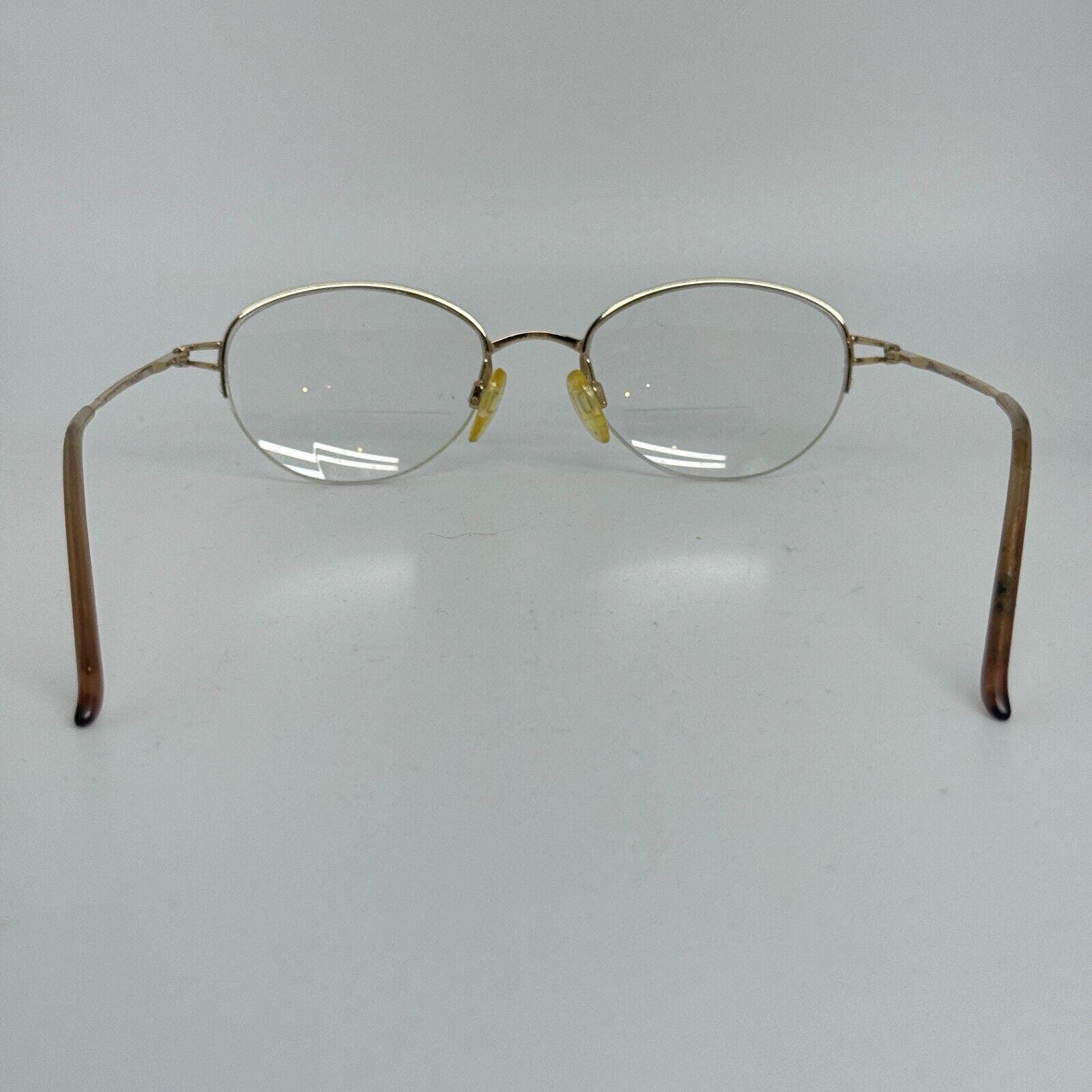 Elle Eyeglasses El18519 Gold Metal Frame 51-19-140 Half  display picture 1
