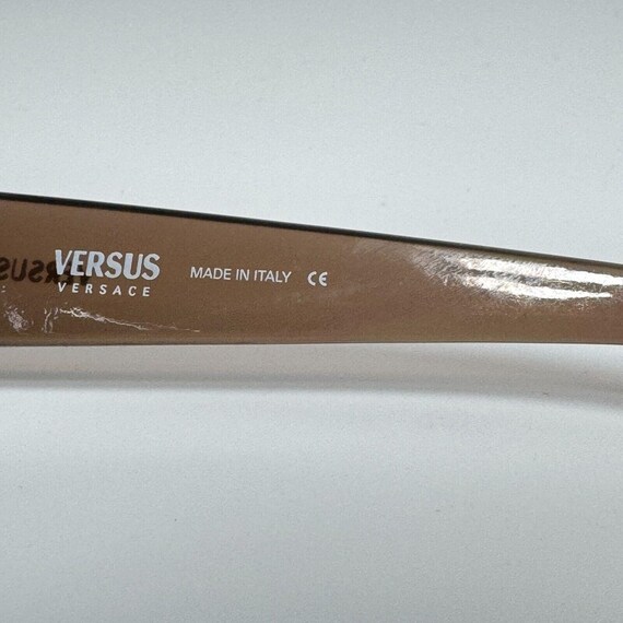 Versus Brown Rectangular Glasses Gray Lens Italy … - image 6