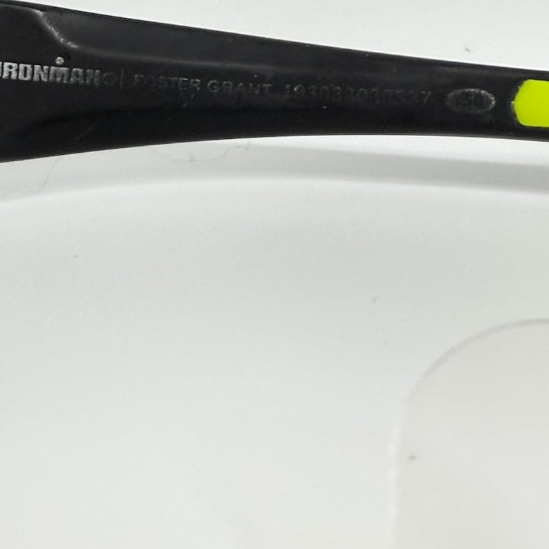 Ironman Foster Grant Recovery BLK AH0423 Sports Sunglasses Black Neon Green image 6