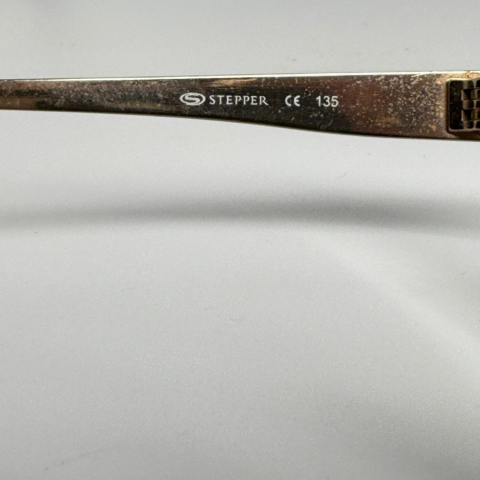 Stepper SI-30033‎ F180 Titanium Eyeglasses Frames Brown Rectangular 54-14-135 Stepper SI-30033 F180 Titanium Eyeglasses Frames Brown  main image 2