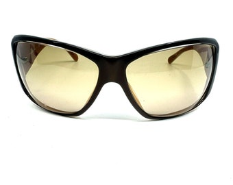 Prada Brown Sunglasses spr09g Brown Custom Lens Butterfly H10209