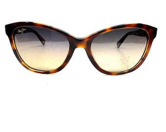 Maui Jim Canna MJ 769-10E Tortoise Brown Cat Eye Sunglasses  display picture 1