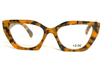 Vince Camuto CVCX0919-A Tortoise Shell Cat Eye Reading Glasses +2.00 VX110 ANTS