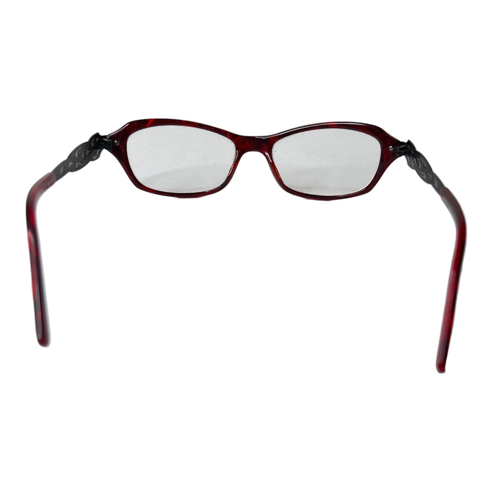 BOZ ROCK 3900 Red Eyeglasses Frames Women Full Rim 52-17-136  display picture 3