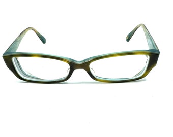 Paul Smith Montures de lunettes PS-410 UMPW Bleu Or Marron Cat Eye 51-16-135 11154