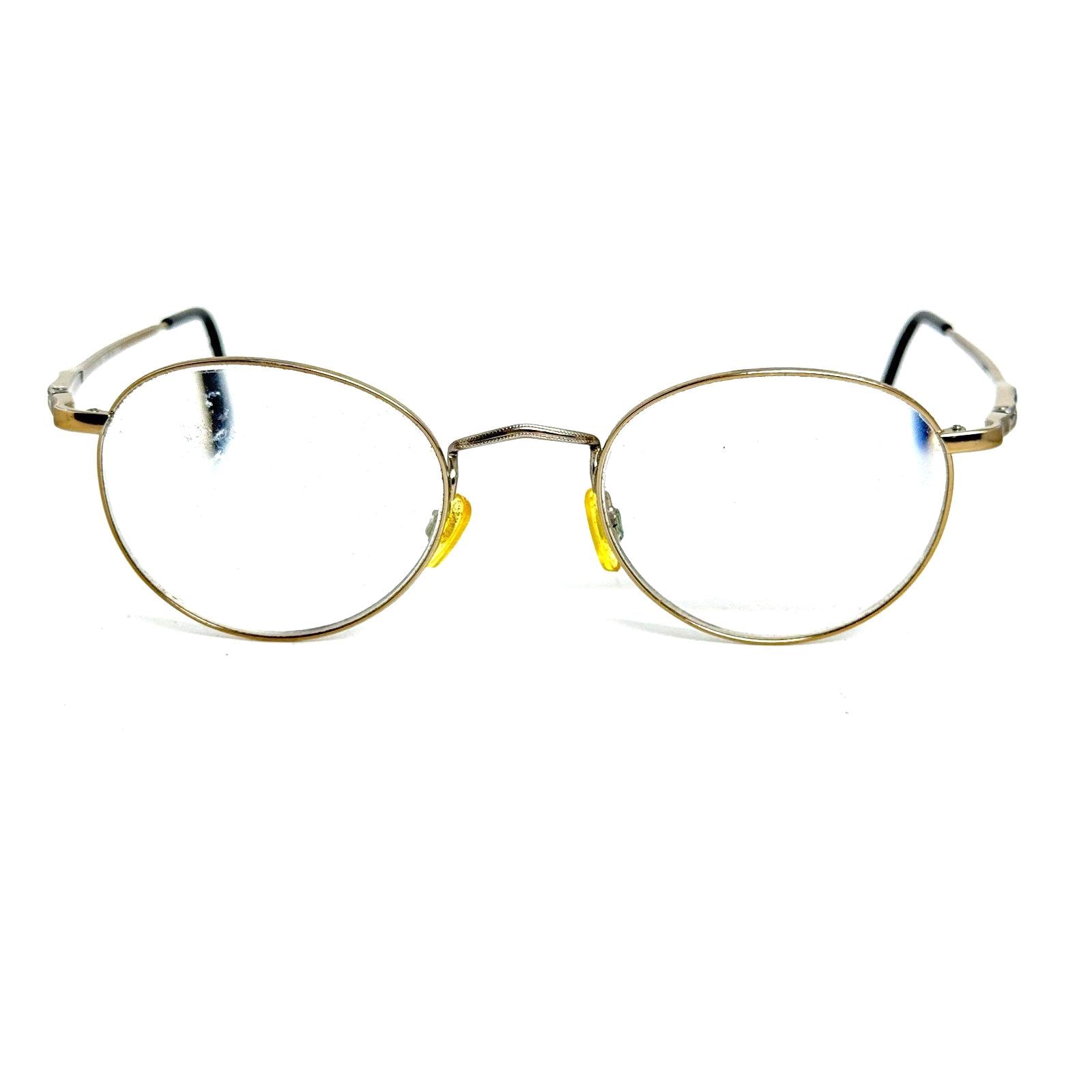 Sergio Tacchini ST 1005 Gold Round Sunglasses Frames Italy 