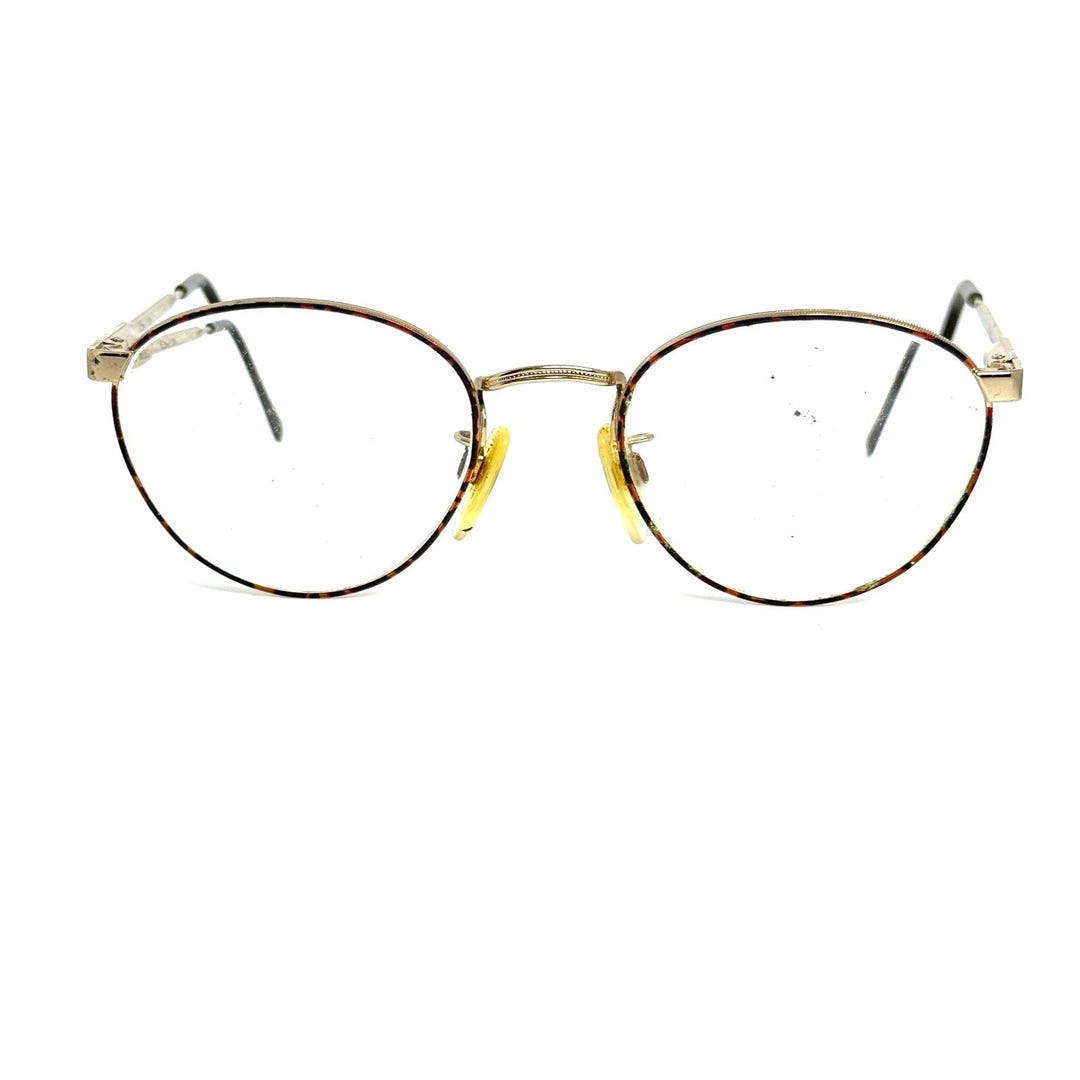 Luxottica 402 Eyeglasses Frame Women's Gold Metal Full Rim 47-17-135 ...