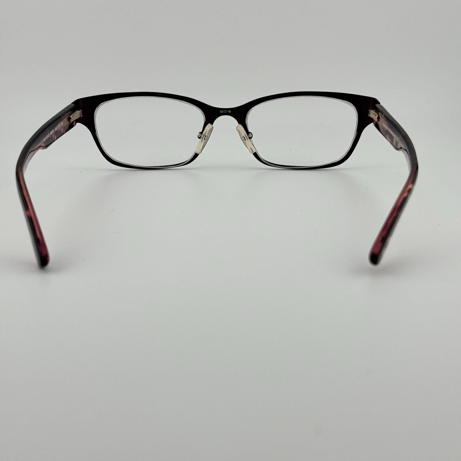 Armani Exchange Eyeglasses‎ Frames AX 1013 6057 Purple Tortoise 50-18-135 H12234 Armani Exchange Eyeglasses Frames AX 1013 6057 Purple  main image 3