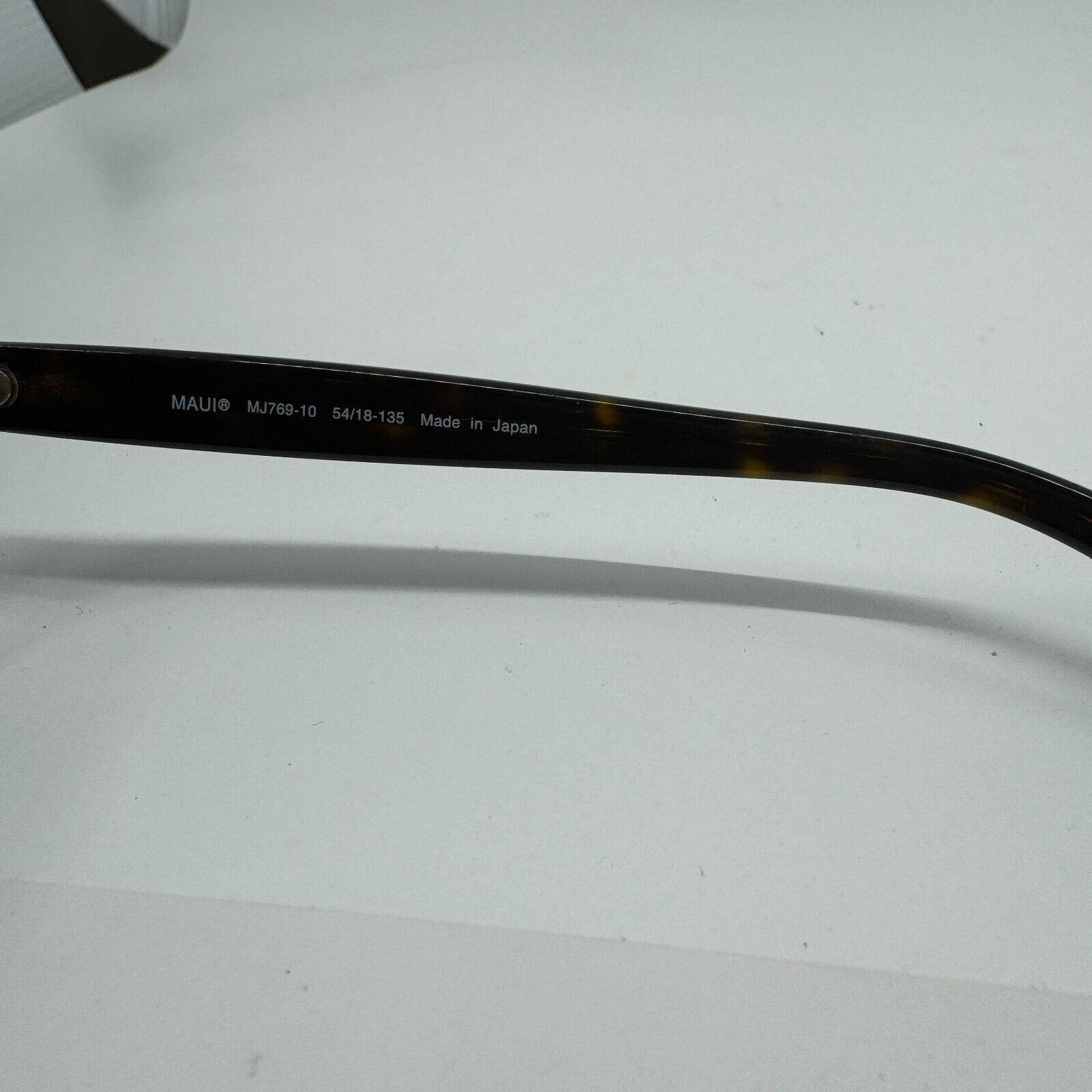 Maui Jim Italy CANNA MJ769-10 54-18-135 Tortoise Plastic Sunglasses Frame H10376 Maui Jim Italy CANNA MJ769-10 54-18-135 Tortoise Plastic  main image 3