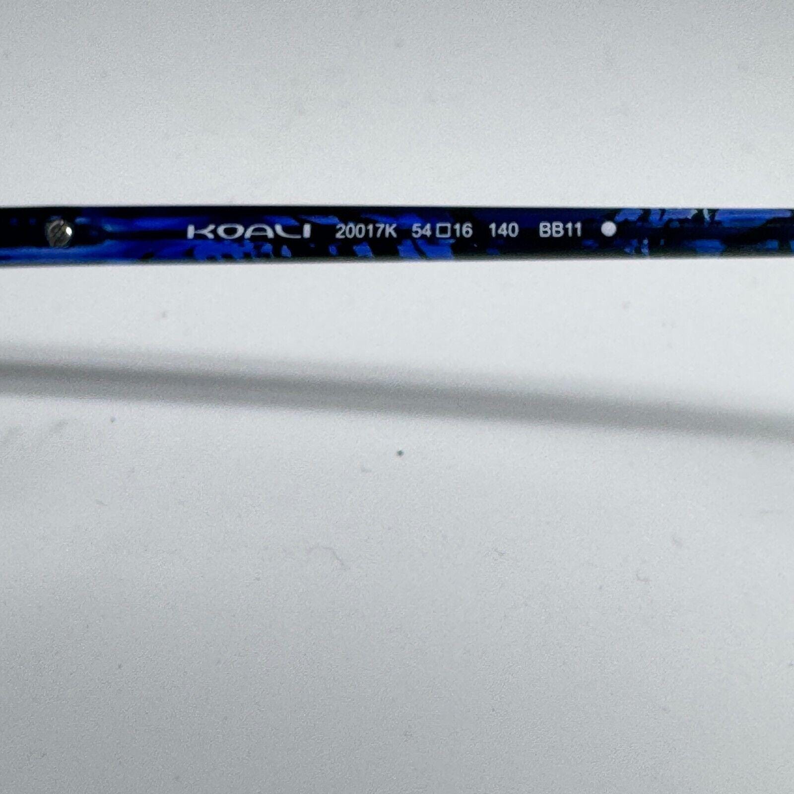 KOALI Blue‎ 20017K BB11 Eyeglasses frames Square Full Rim 54-16-140 H15362 KOALI Blue 20017K BB11 Eyeglasses Frames Square Full Rim 54  main image 3
