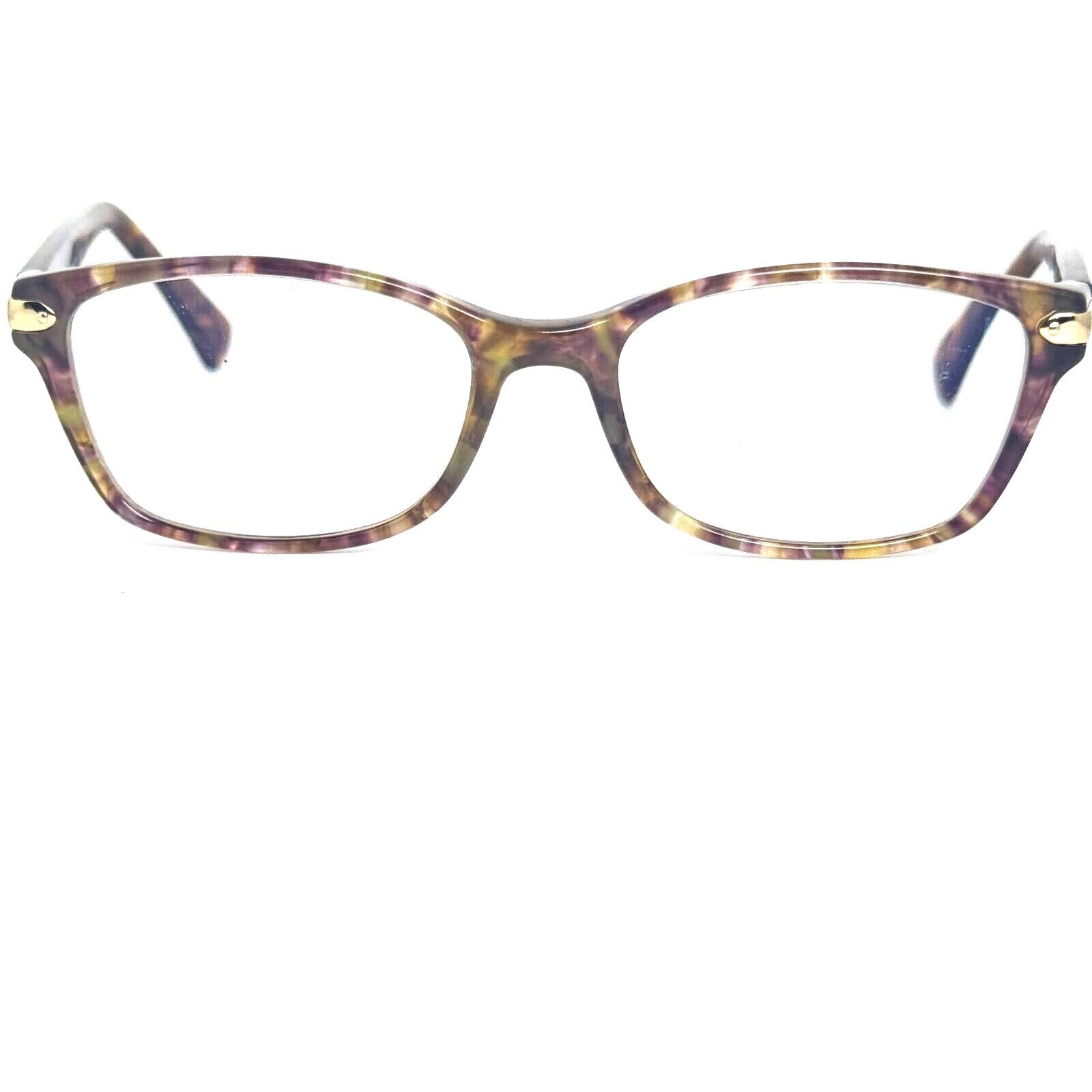 Coach Eyeglasses Frames HC 6065 5287 Confetti Light Brown 51 