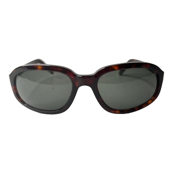 Anne Klein Sunglasses Tortoise Shell 3027 K5048 Made in Italy Oval Brown Womens Oval Metal Frame Sunglasses | Anne Klein main image 4