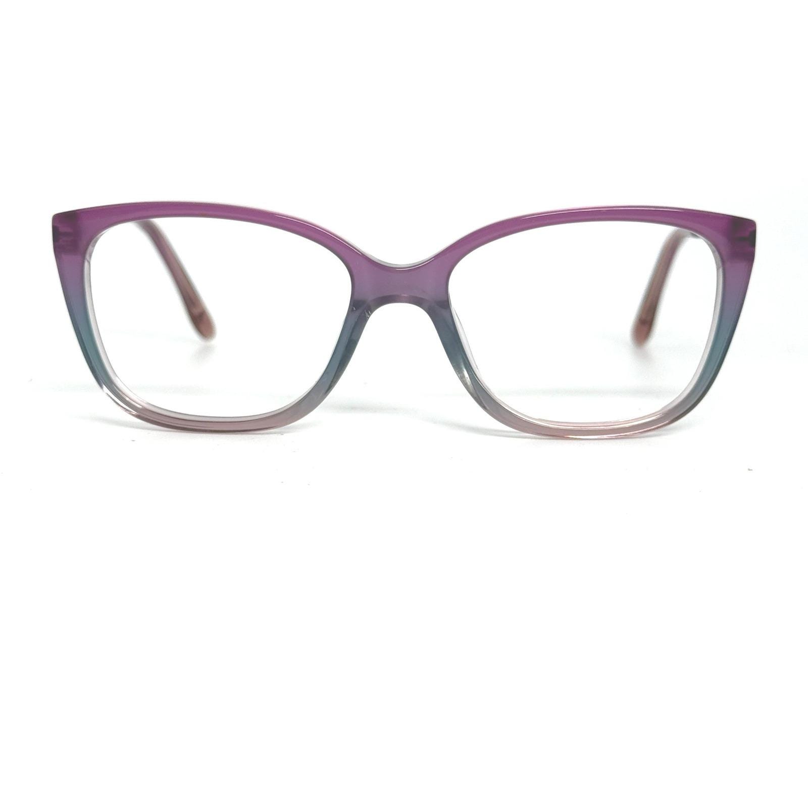 BCBGMAXAZRIA Galena Purple Fade Cat Eye Eyeglasses Frames  display picture 2