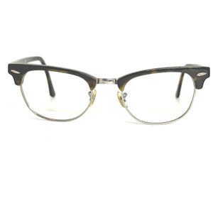Ray-Ban Clubmaster Eyeglasses RB 5154 2012 49-21 140 Tortoise Silver Frames image 1