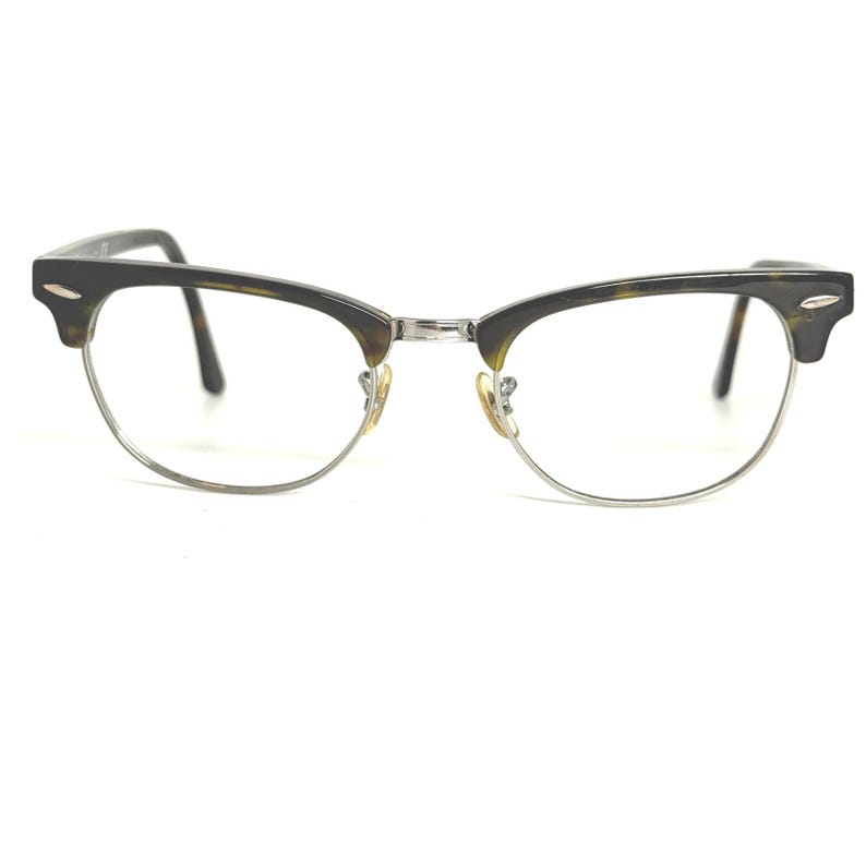 Ray-Ban Clubmaster Eyeglasses RB 5154 2012 49-21 140 Tortoise Silver Frames image 1
