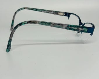 BCBGMAXAZRIA Kana Teal Eyeglasses Frame 53-17-135mm H13480  display picture 1