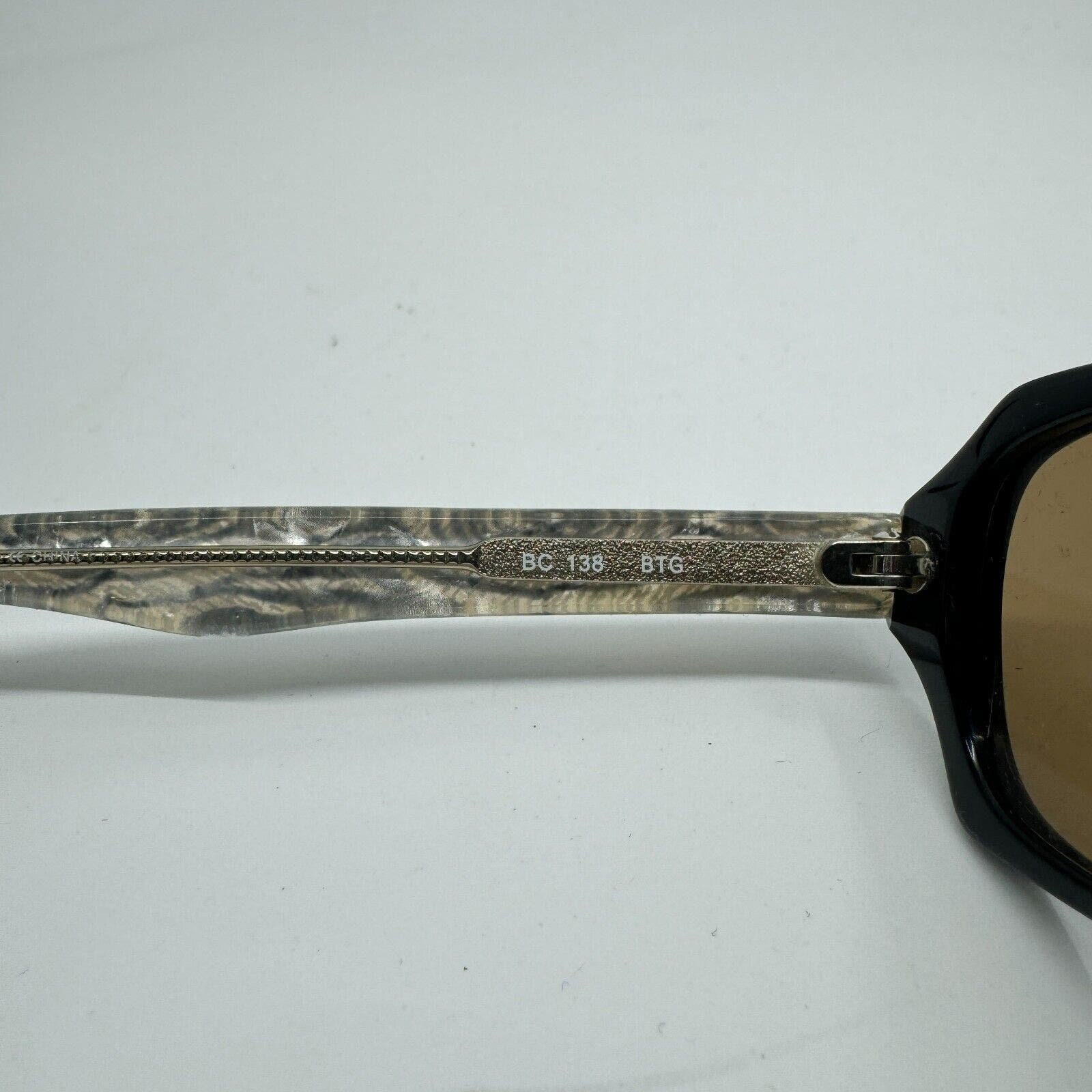 BCBGMAXAZRIA Sunglasses Frames Brown Rectangle 49-17-140  display picture 3