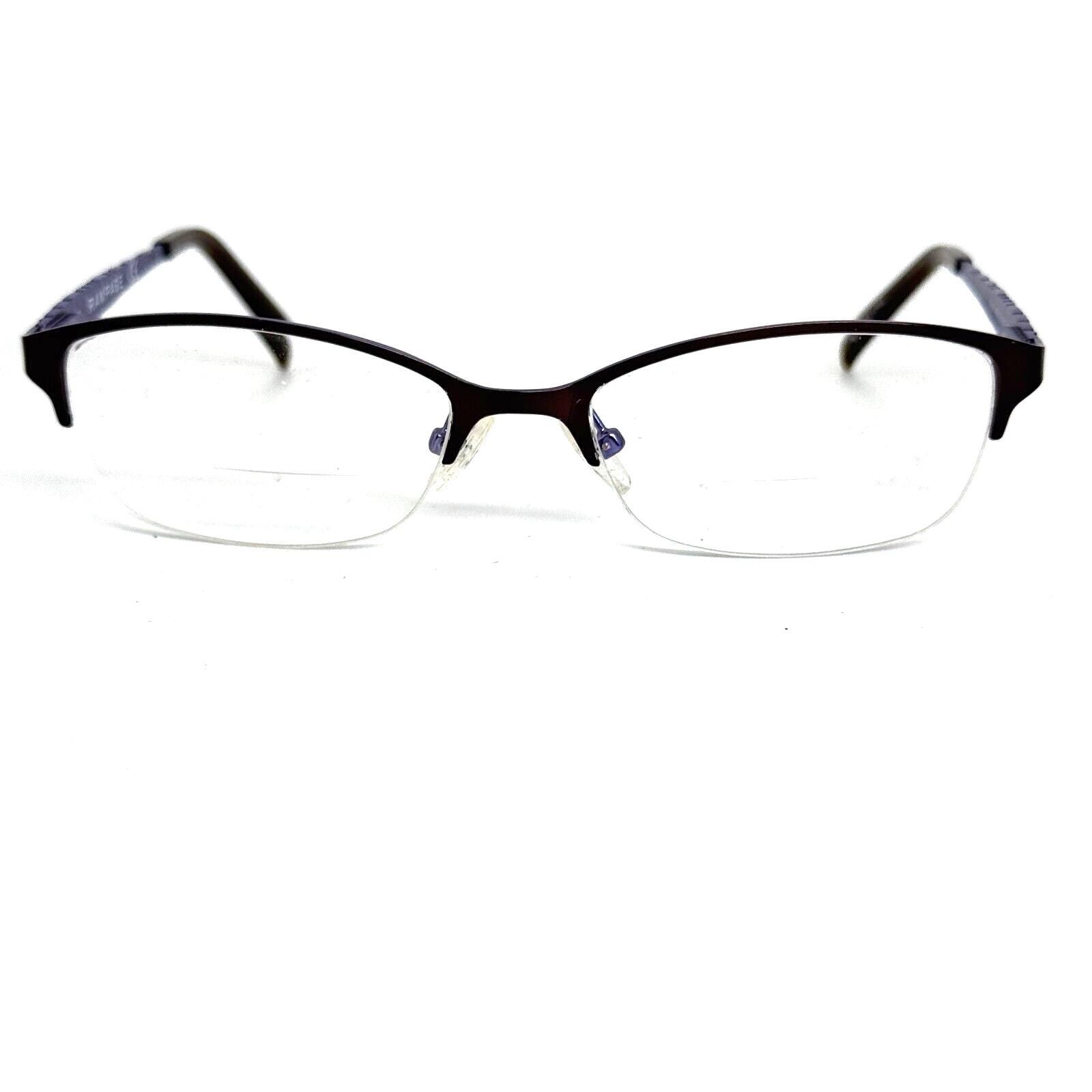 Rampage R174 BRN 51-17-135‎ Brown/Blue Metal Half Rim Eyeglasses Frame H15278 Rampage R174 BRN 51-17-135 Brown/Blue Metal Half Rim  main image 4