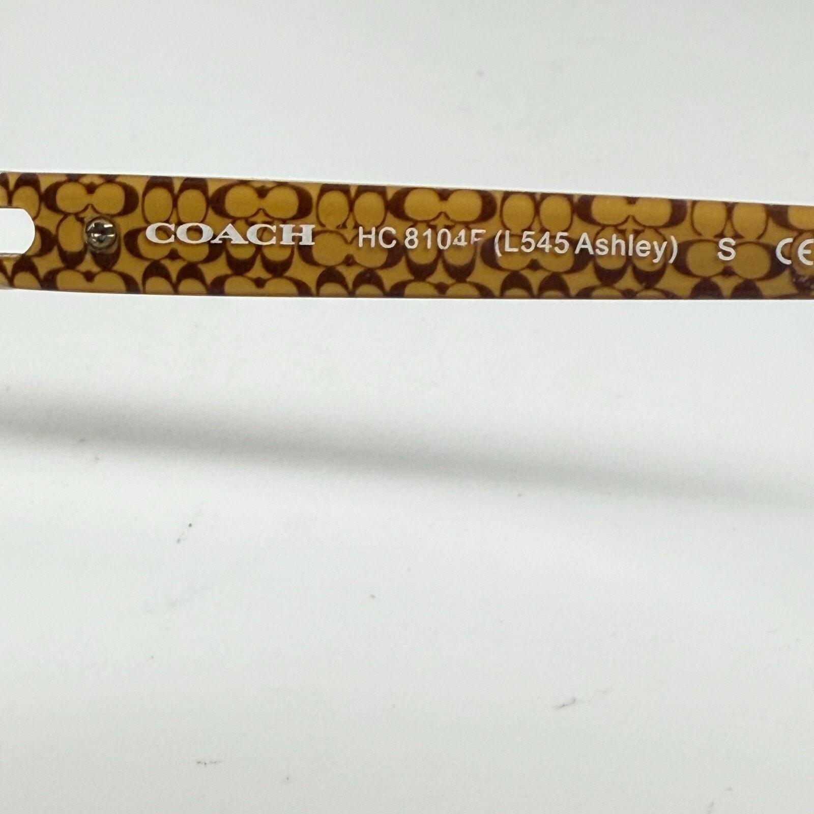 COACH HC 8104 F ASHLEY 523013 Spotty Tortoise brown gold‎ Full rim H17819 Coach HC5154 Gold , Tortoise Eyeglasses | Includes FREE Rx  main image 3