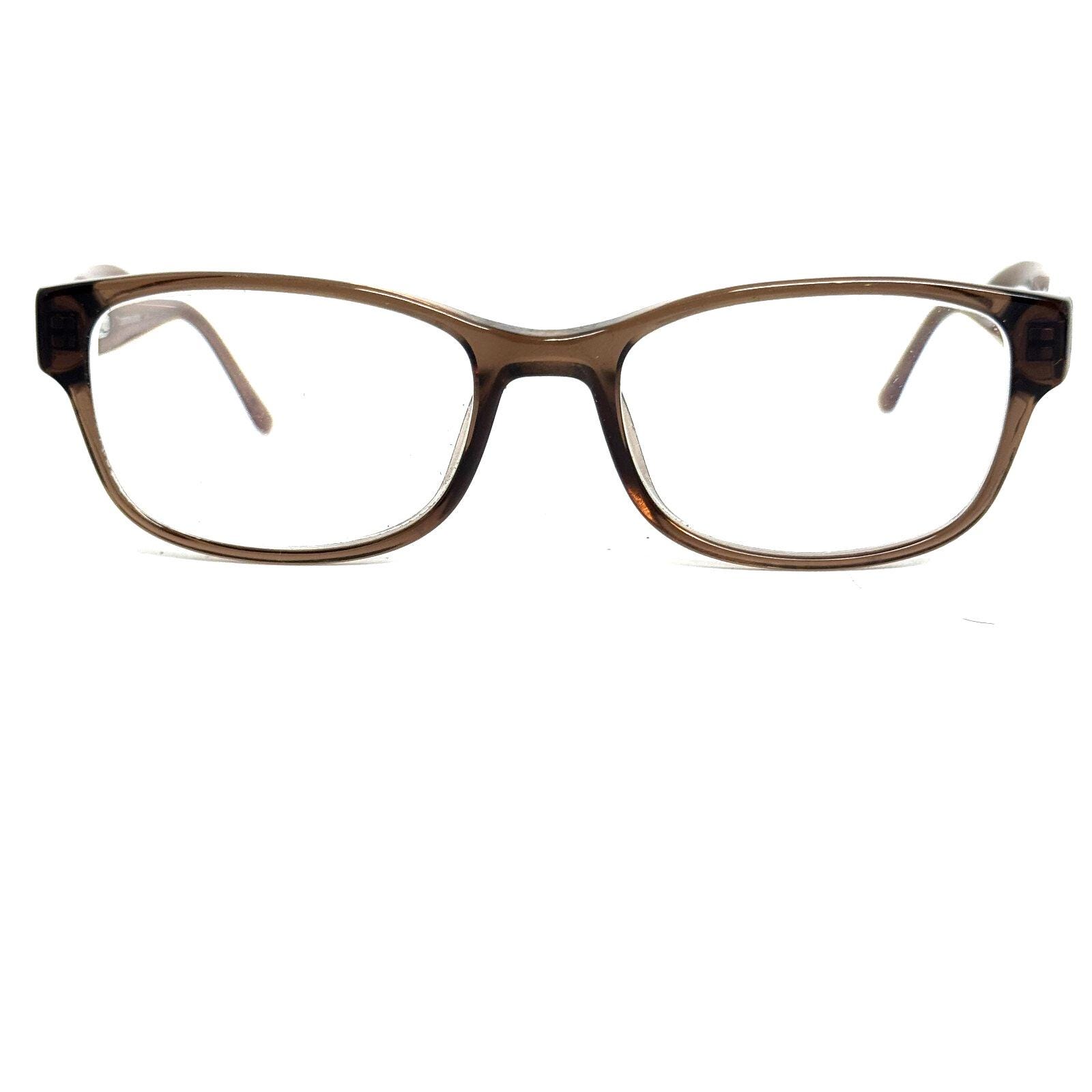 Lenton & Rusby LR5002 200 Brown Crystal Eyeglasses Frames 50  display picture 2