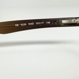 Ray Ban RB 5228 5043 Brown Gradient Square Eyeglasses Frames 53 17 140 21452 image 5