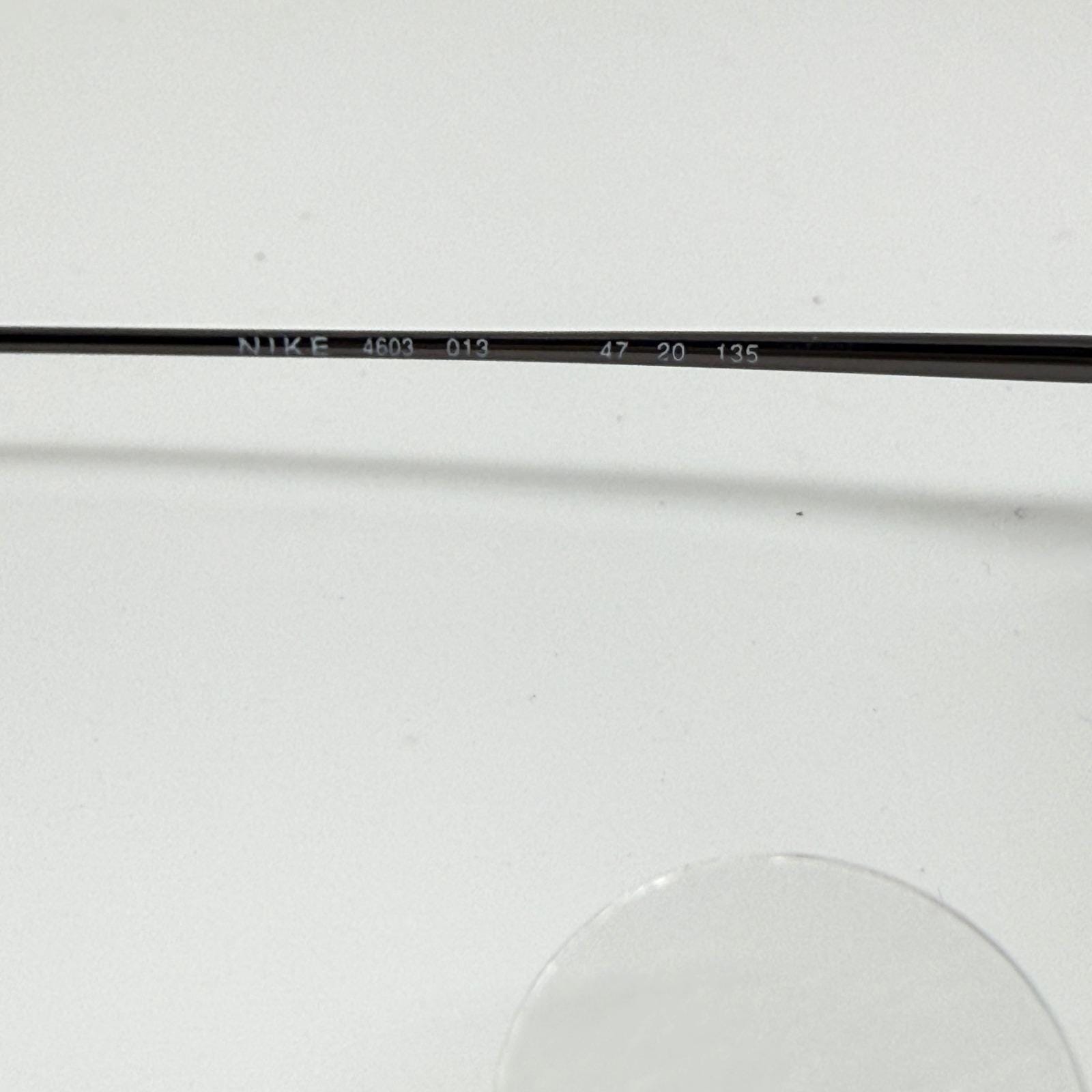 NIKE 4603 013 Eyeglasses Metal Oval Full Rim 47 20 135 Eyeglasses Frames 21467‎ NIKE 4603 013 Eyeglasses Metal Oval Full Rim 47 20 135  main image 3