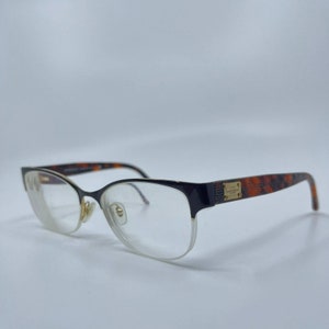 Versace Women&#39;s eyeglasses frame brown tortoise MOD.1222 1344 53-17-140 H6928