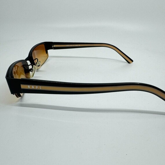 Oops Sunglasses Frames Rectangular Black orange o… - image 2