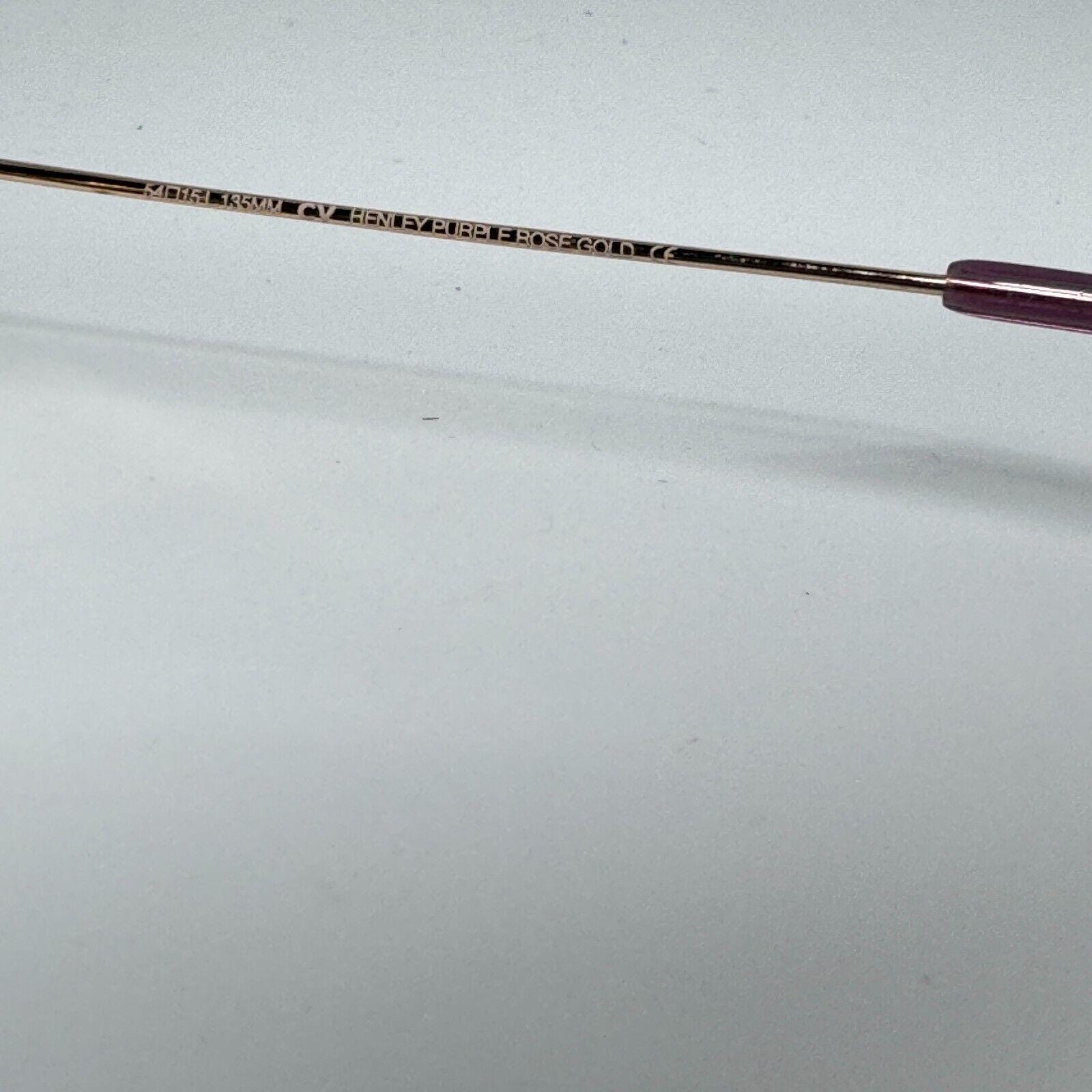 BCBGMAXAZRIA Henley Purple Rose Gold Eyeglasses Frame 54-15  display picture 2