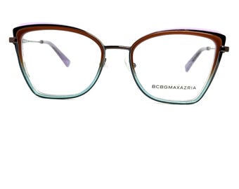 BCBGMAXAZRIA Eyeglasses Frames Full Rim‎ Chestnut Blue Fade 20596 BCBGMAXAZRIA Eyeglasses Frames Full Rim Chestnut Blue Fade  main image 2