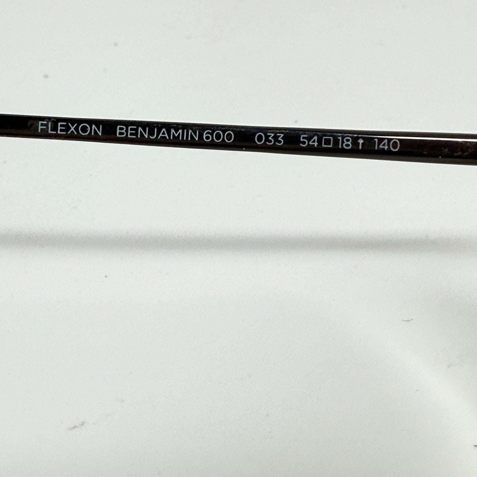 Flexon Eyeglasses Benjamin 600 033‎ Gunmetal Titanium Optical Frame 54mm 18054 FLEXON BENJAMIN 600 Eyeglasses - Flexon by Marchon  main image 4