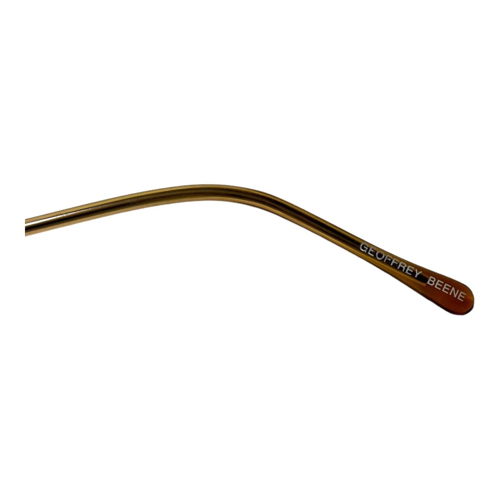 GEOFFREY BEENE GB2142 BRN Mens Oval Full Rim Eyeglasses 55 