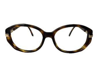 Yves Saint Laurent Eyeglasses 5077 595 Tortoise Gold Round 55-16-135 H5609