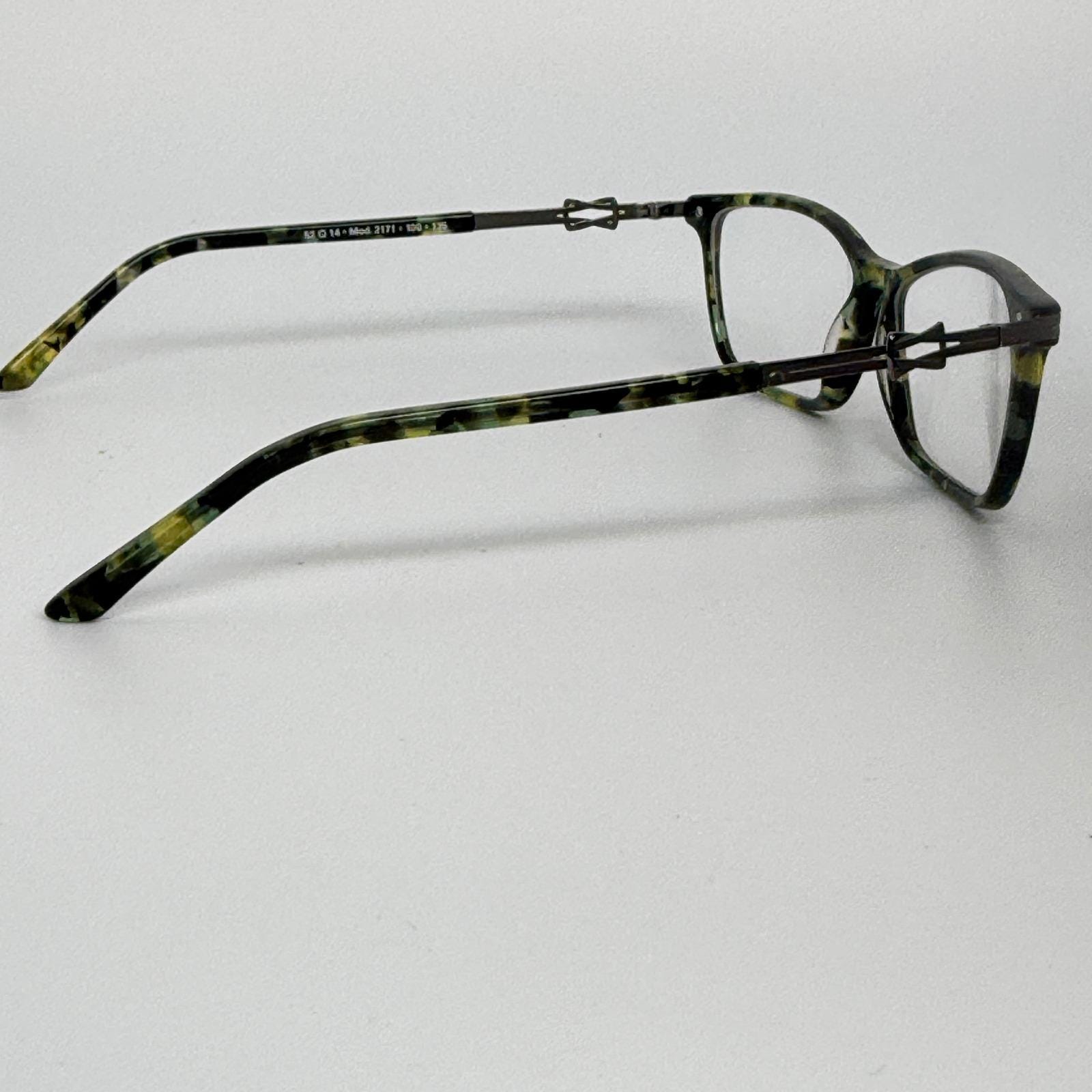 OWP Germany Mod 2171 100 Green Tortoise Eyeglasses Frames 52 