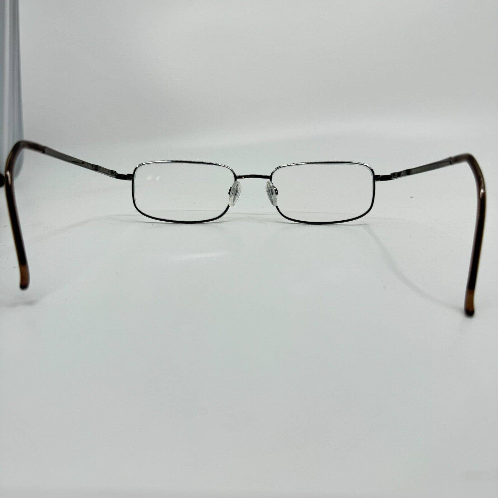 Stetson Eyeglasses Frames 285 ZYLOWARE‎ 058 Brown Grey Rectangular 57-20 H9484 Stetson Eyeglasses Frames 285 ZYLOWARE 058 Brown Grey  main image 2