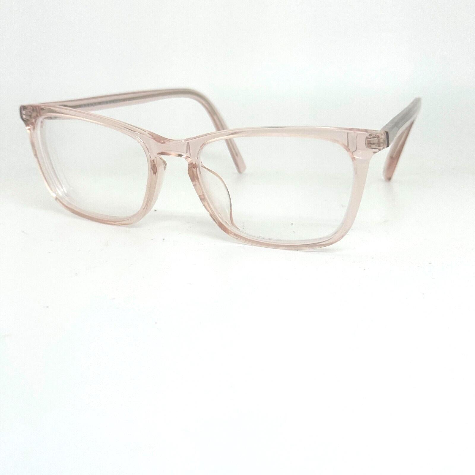 Warby Parker Welty Light rose Pink/Clear Rectangle Glasses Drew Eyeglasses in Rose Water — Medium | Warby Parker main image 2