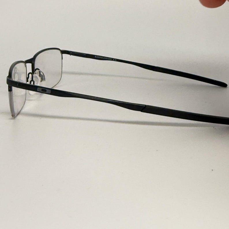 Montura de gafas Oakley Barrelhouse 0.5 negra mate OX3174-0153 rectangular 139 imagen 2