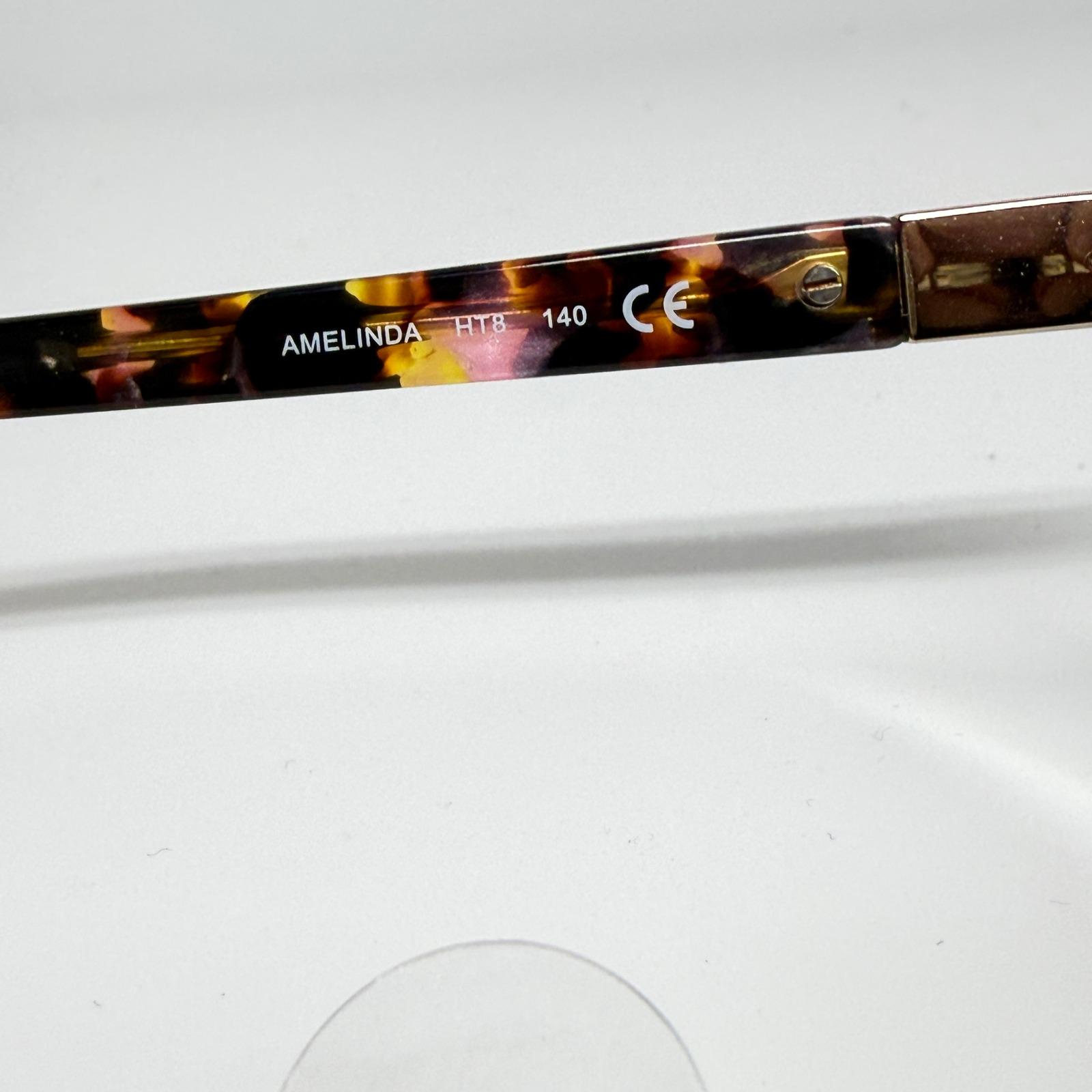 Kate Spade Amelinda HT8 Tortoise Pink Yellow Cat Eye Eyeglasses Frames 52-15-140 Kate Spade New York Amelinda HT8 140 Eyeglasses Frames Pink  main image 3