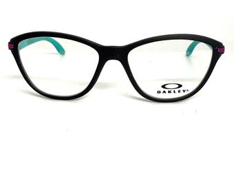 Oakley Twin Tail OY8008-0148 Satin Black Green Eyeglasses Frames 48-14 122 17866